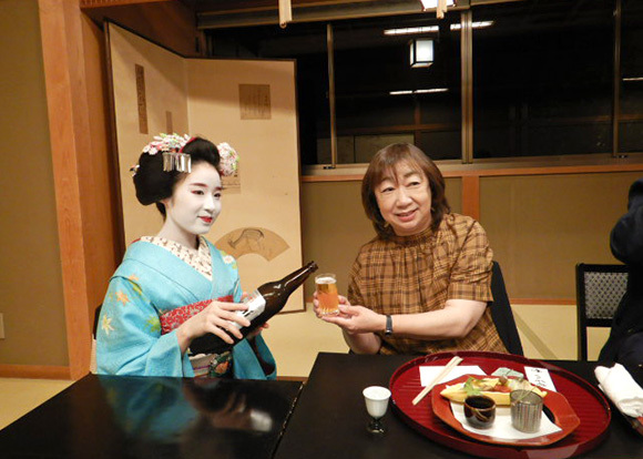 慰安旅行　舞妓さん