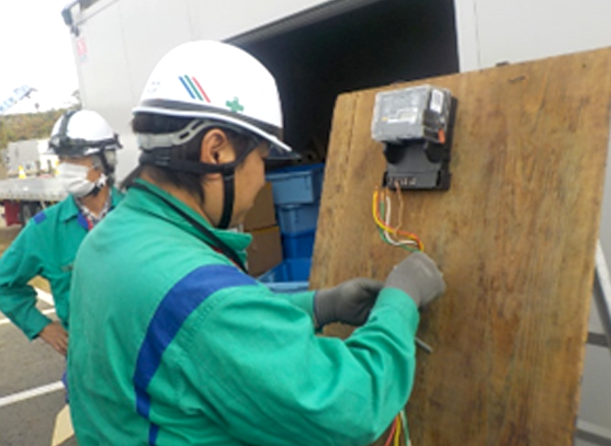 社内研修　積算メーター工事
